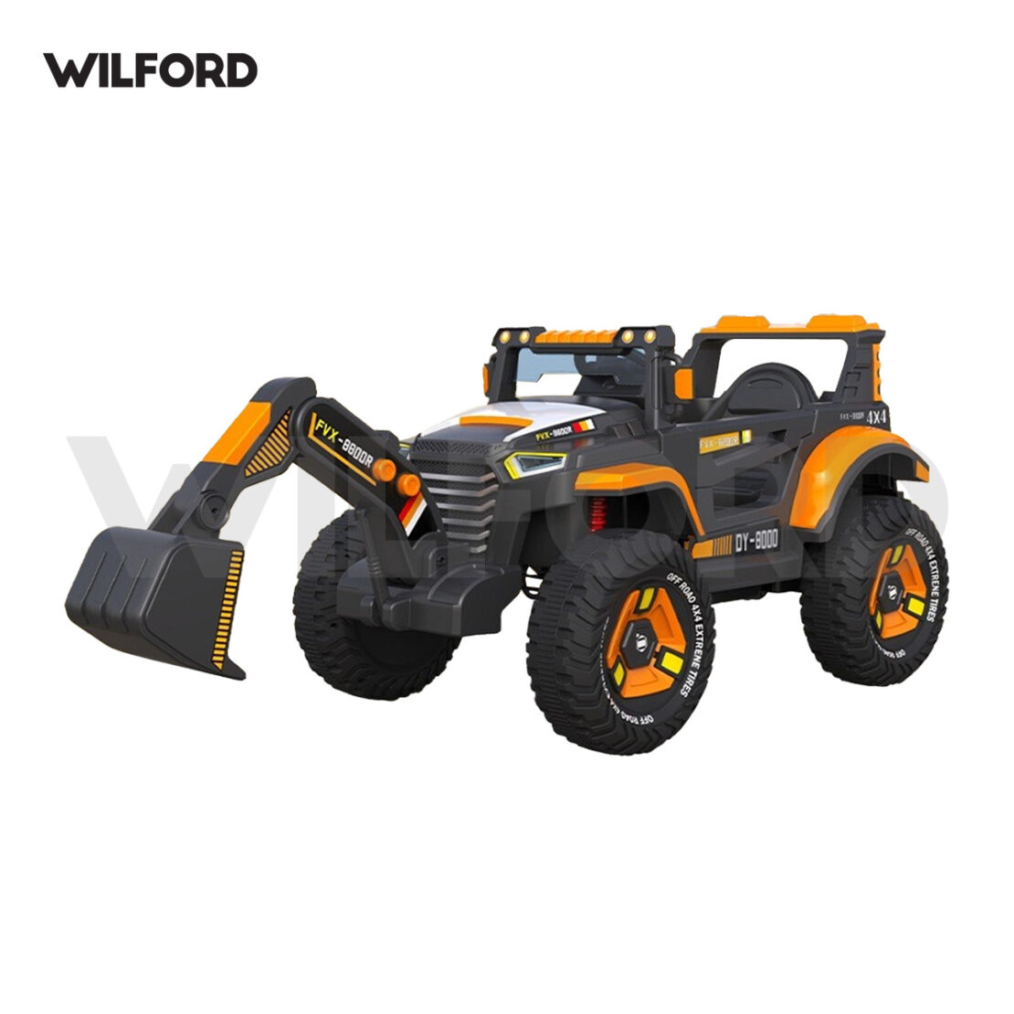 Kids Digger Ride On Excavator 6V Battery Powered Construction Tractor